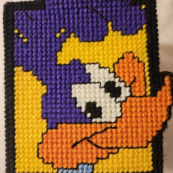 Vintage 1995 Looney Tunes Tissue Box Cover "Road Runner" Plastic Canvas - Picture 8 of 8